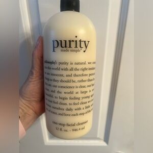 NEW/Sealed Philosophy Purity Made Simple Facial Cleanser- 32 fl oz